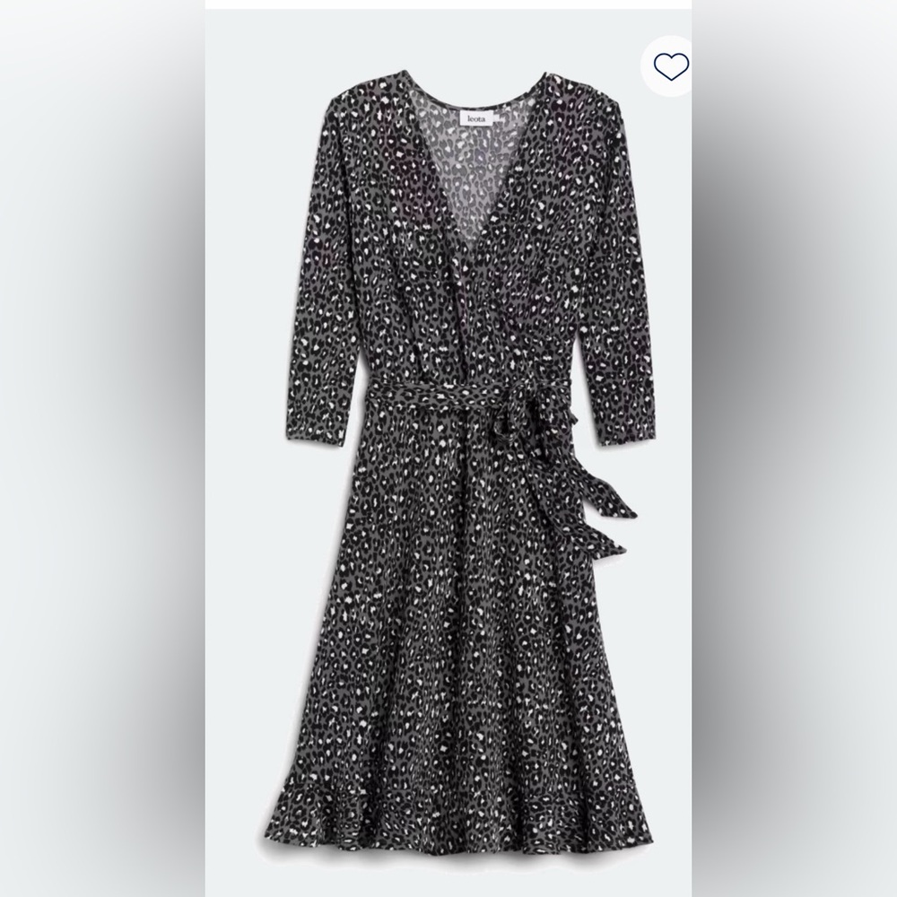 NWT Leota Black White and Grey Animal Print Dress from Stitch Fix